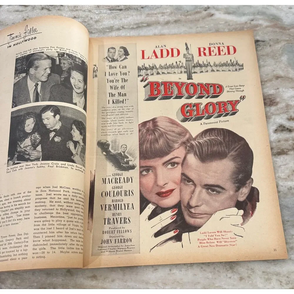 Vtg Screen Stories Magazine Sept. 1948 Betty Grable Ads Movies +